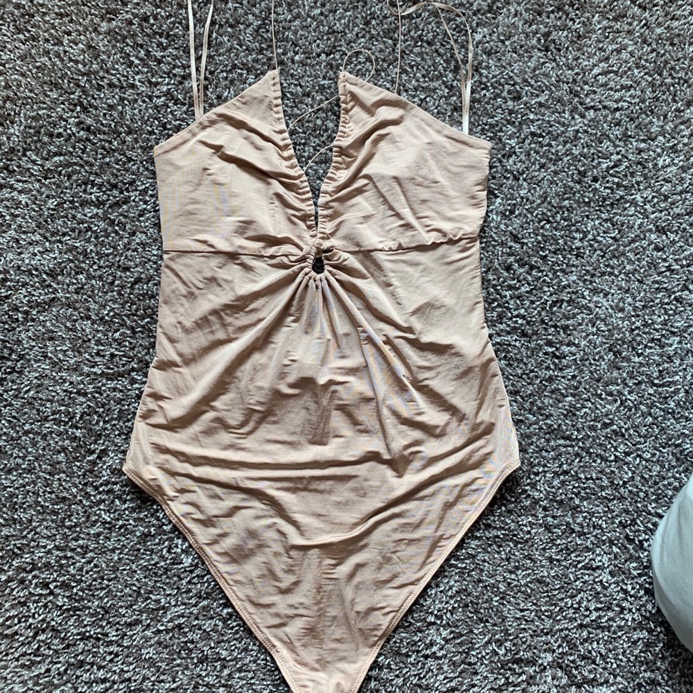 FreePeople “Hit Play” bodysuit size Large